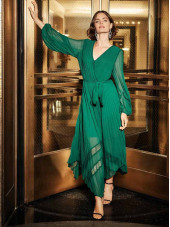 233708 Dress - True Emerald (Joseph Ribkoff)